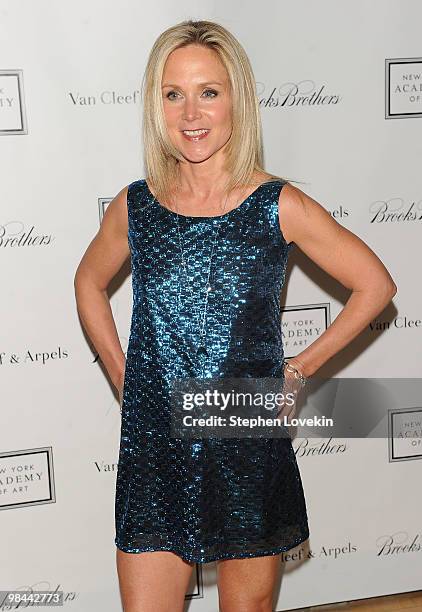 Sheila Berger walks the red carpet during the 2010 Tribeca Ball at the New York Academy of Art on April 13, 2010 in New York City.