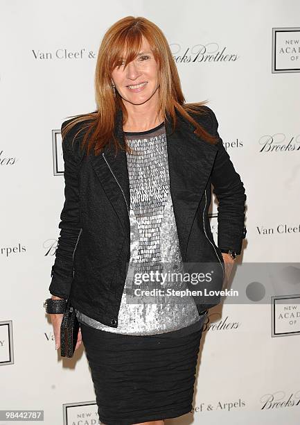 Designer Nicole Miller walks the red carpet during the 2010 Tribeca Ball at the New York Academy of Art on April 13, 2010 in New York City.