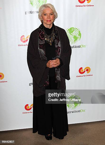 Actress Ellen Burstyn attends the 9th annual The Art Of Giving benefit by Children For Children at Christie's on April 13, 2010 in New York City.