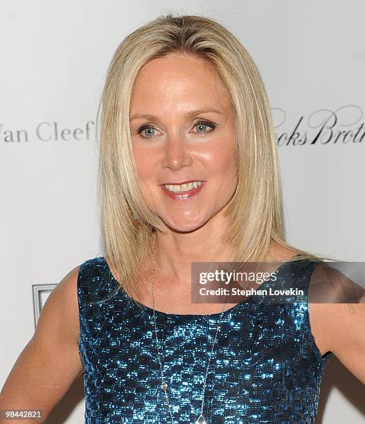 Sheila Berger walks the red carpet during the 2010 Tribeca Ball at the New York Academy of Art on April 13, 2010 in New York City.