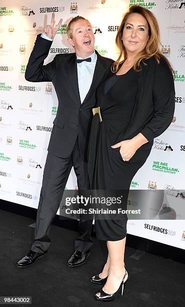 Louis Walsh attends Fashion Kicks in aid of Macmillan Cancer Relief at Old Trafford Cricket ground on April 13, 2010 in Manchester, England.