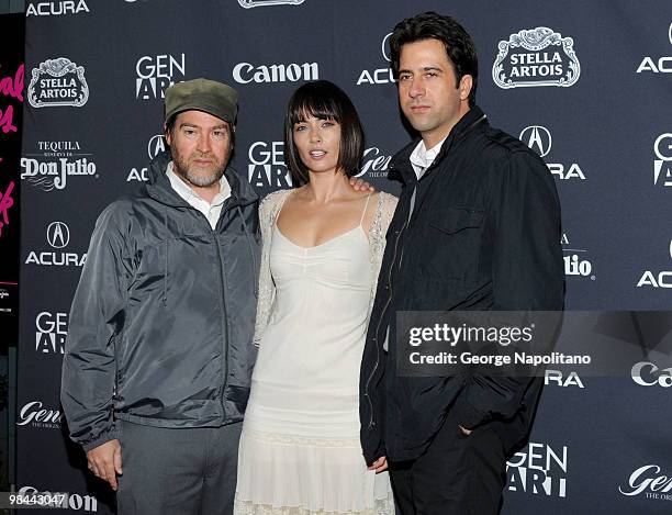 Director Patrick Hoelck, actress Wendy Glenn and actor Troy Garity attend the 15th annual Gen Art Film Festival screening of "Mercy" at the School of...