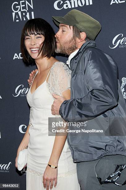 Actress Wendy Glenn and director Patrick Hoelck attend the 15th annual Gen Art Film Festival screening of "Mercy" at the School of Visual Arts on...