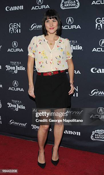 Actress Mizuo Peck attends the 15th annual Gen Art Film Festival screening of "Mercy" at the School of Visual Arts on April 13, 2010 in New York City.