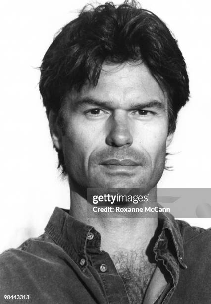 Actor Harry Hamlin poses for a photo at home on May 1, 1996 in Beverly Hills, California.