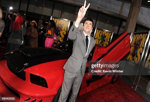 Actor Christopher Mintz-Plasse arrives at the premiere of Lionsgate's "Kick-Ass" held at The Cinerama Dome at the Arclight Hollywood on April 13,...