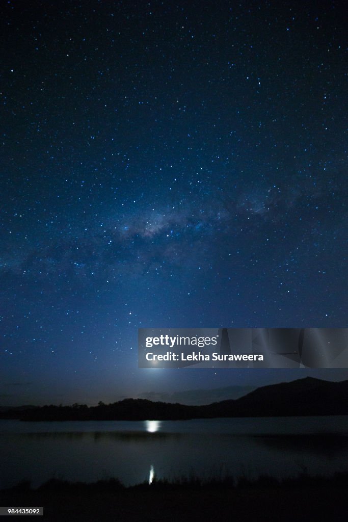 Moon & Milky Way