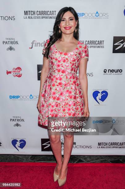 Celeste Thorson attends Team Up For Tourette's 4th Annual Charity Fundraiser at The Parlor on June 23, 2018 in West Hollywood, California.