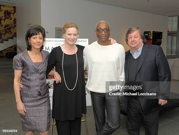 Filmmaker Karen Goodman, actress Liv Ullmann, dancer Bill Jones and filmmakers Kirk Simon attend the HBO documentary screening of "Master Class" at...