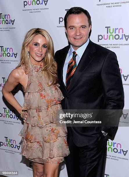 Alison Brod and Greg Kelly attend the 2010 Turnaround For Children benefit dinner at The Plaza Hotel on April 13, 2010 in New York City.