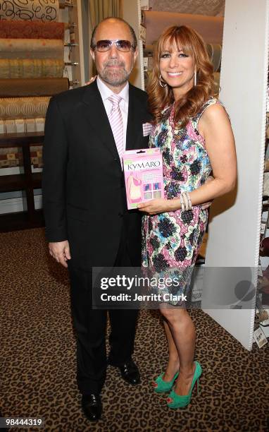 Bobby Zarin and Jill Zarin attend Jill Zarin's "Secrets Of A Jewish Mother" book launch party at Zarin Fabrics on April 13, 2010 in New York City.