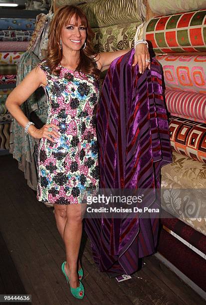 Jill Zarin attends her "Secrets Of A Jewish Mother" Book Launch Party at Zarin Fabrics on April 13, 2010 in New York City.