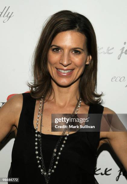 Actress Perrey Reeves attends the Alexx Jae And Milk FW10 Collection launch party at Milk Boutique on April 13, 2010 in Los Angeles, California.