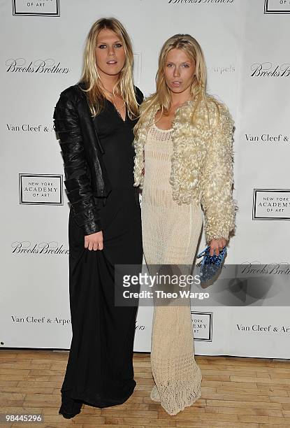 Alexandra Richards and Theodora Richards attend the 2010 Tribeca Ball on April 13, 2010 in New York City.