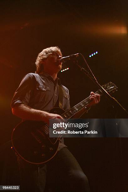 Matthew Caws of Nada Surf performs at ICA on April 13, 2010 in London, England.