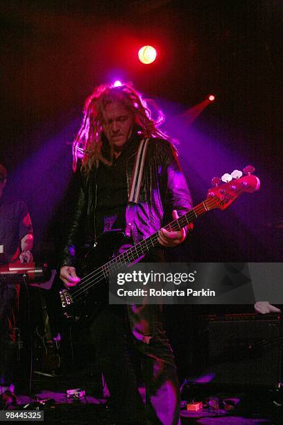 Daniel Lorca of Nada Surf performs at ICA on April 13, 2010 in London, England.