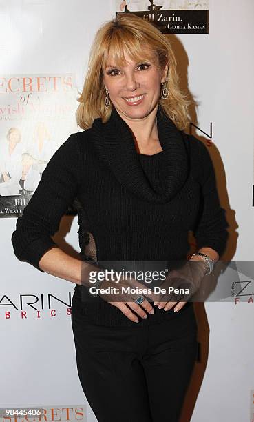 Ramona Singer attends Jill Zarin's "Secrets Of A Jewish Mother" Book Launch Party at Zarin Fabrics on April 13, 2010 in New York City.