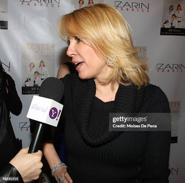 Ramona Singer attends Jill Zarin's "Secrets Of A Jewish Mother" Book Launch Party at Zarin Fabrics on April 13, 2010 in New York City.