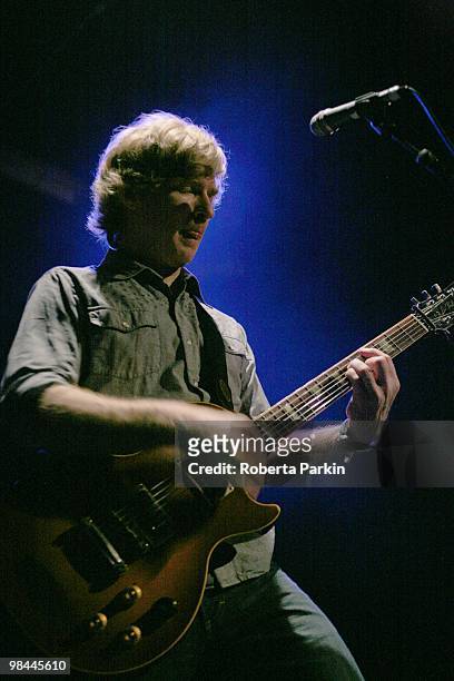 Matthew Caws of Nada Surf performs at ICA on April 13, 2010 in London, England.