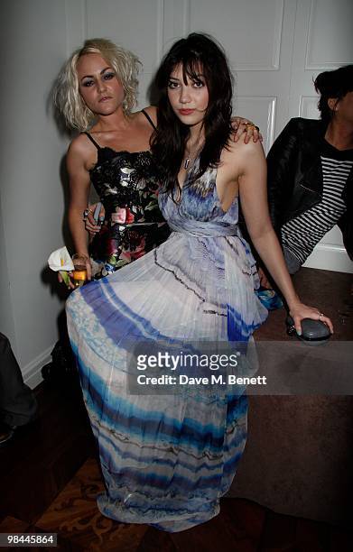 Daisy Lowe, Jaime Winstone attend the Film Premier of "Boogie Woogie" at the Prince Charles Cinema in London, England. On April 14, 2010