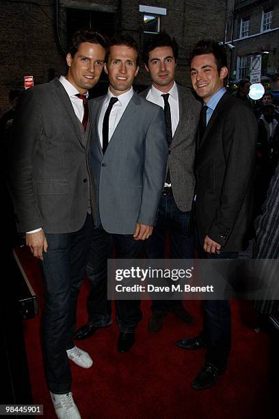 Classical group Blake attend the Film Premier of "Boogie Woogie" at the Prince Charles Cinema in London, England. On April 14, 2010