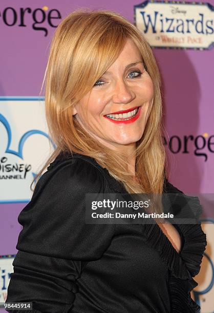 Michelle Collins attends the launch of Disney Channel's 'Wizards of Waverly Place' fashion range on April 7, 2010 in London, England.