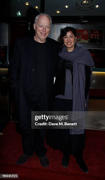 Dave Gilmour attends the Film Premier of "Boogie Woogie" at the Prince Charles Cinema in London, England. On April 14, 2010