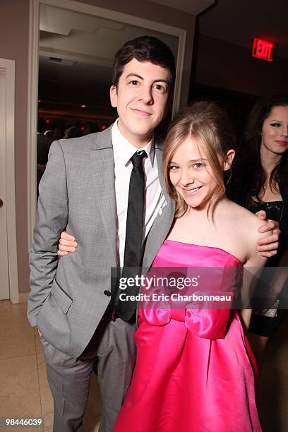 Christopher Mintz-Plasse and Chloe Moretz at Lionsgate's Los Angeles Premiere of 'Kick Ass' on April 13, 2010 at Arclight Cinerama Dome in Hollywood,...