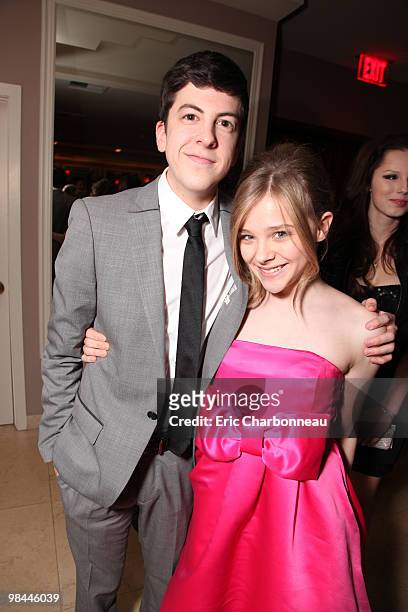 Christopher Mintz-Plasse and Chloe Moretz at Lionsgate's Los Angeles Premiere of 'Kick Ass' on April 13, 2010 at Arclight Cinerama Dome in Hollywood,...