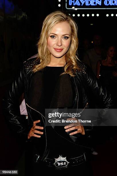 Jessica Marais attends the premiere of "Accidents Happen" at The Cremorne Orpheum on April 14, 2010 in Sydney, Australia.