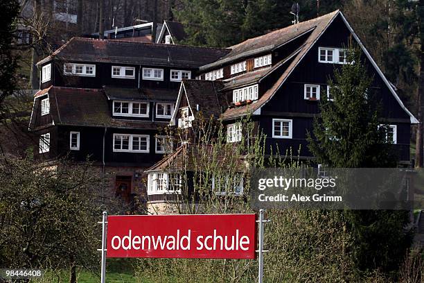 General view of the Odenwaldschule on April 14, 2010 in Heppenheim, Germany. Former pupils have claimed they were regularly sexual abused at the...