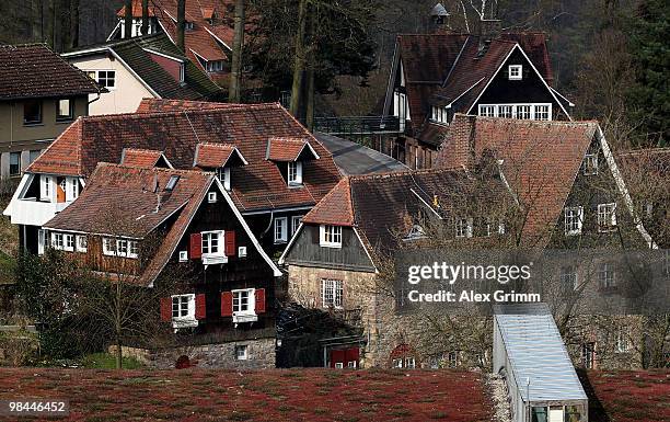 General view of the Odenwaldschule on April 14, 2010 in Heppenheim, Germany. Former pupils have claimed they were regularly sexual abused at the...