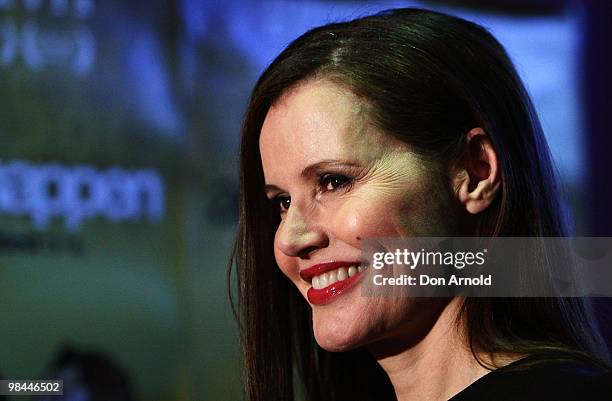 Geena Davis attends the premiere of "Accidents Happen" at The Cremorne Orpheum on April 14, 2010 in Sydney, Australia.