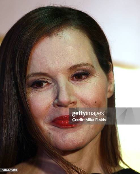 Academy Award Winner Geena Davis attends the premiere of "Accidents Happen" at The Cremorne Orpheum on April 14, 2010 in Sydney, Australia.