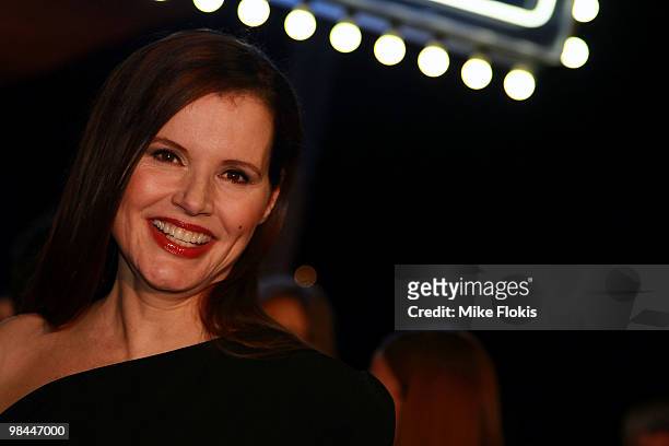 Academy Award Winner Geena Davis attends the premiere of "Accidents Happen" at The Cremorne Orpheum on April 14, 2010 in Sydney, Australia.