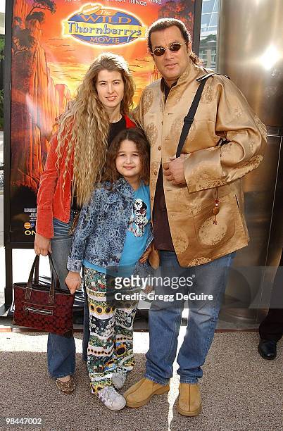 Steven Seagal, Arissa Wolf & daughter Savannah