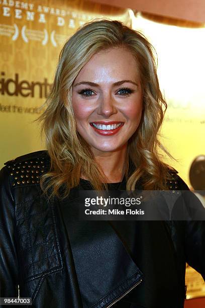 Actress Jessica Marais attends the premiere of "Accidents Happen" at The Cremorne Orpheum on April 14, 2010 in Sydney, Australia.