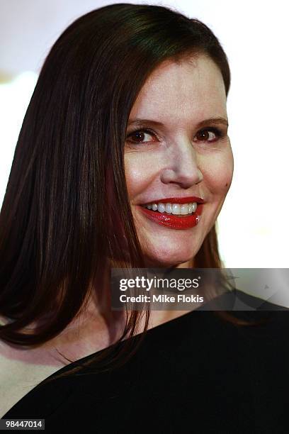 Academy Award Winner Geena Davis attends the premiere of "Accidents Happen" at The Cremorne Orpheum on April 14, 2010 in Sydney, Australia.