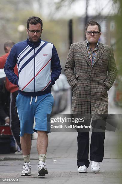 Alan Carr Sighting on April 14, 2010 in London, England.