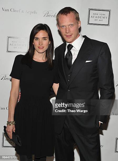 Jennifer Connelly and Paul Bettany attend the 2010 Tribeca Ball on April 13, 2010 in New York City.
