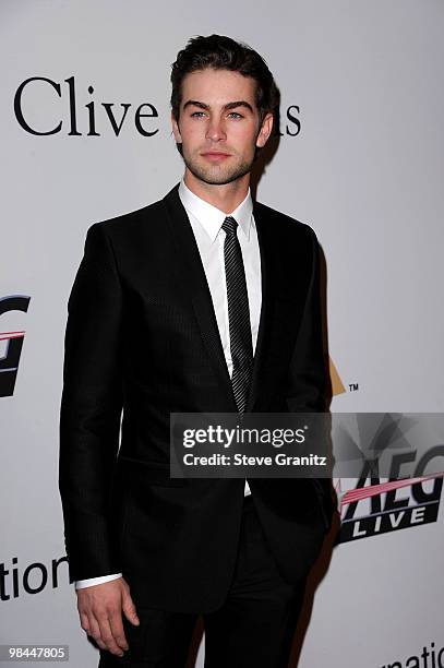 Actor Chace Crawford arrives at the 52nd Annual GRAMMY Awards - Salute To Icons Honoring Doug Morris held at The Beverly Hilton Hotel on January 30,...