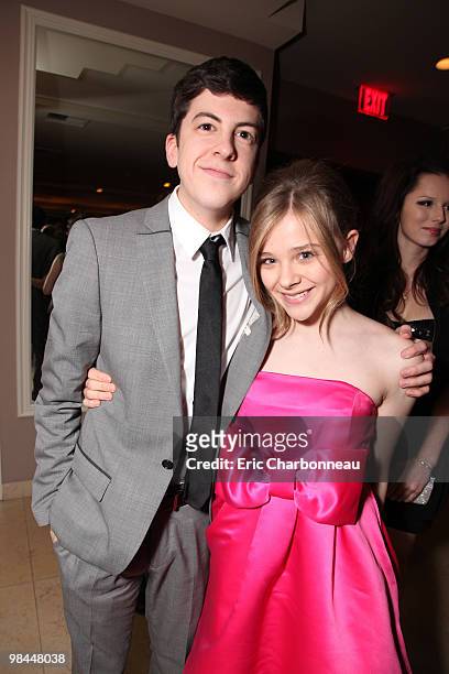 Christopher Mintz-Plasse and Chloe Moretz at Lionsgate's Los Angeles Premiere of 'Kick Ass' on April 13, 2010 at Arclight Cinerama Dome in Hollywood,...