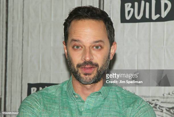 Actor Nick Kroll attends the Build Series to discuss "Uncle Drew" at Build Studio on June 26, 2018 in New York City.