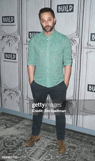 Actor Nick Kroll attends the Build Series to discuss "Uncle Drew" at Build Studio on June 26, 2018 in New York City.