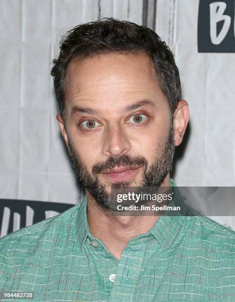 Actor Nick Kroll attends the Build Series to discuss "Uncle Drew" at Build Studio on June 26, 2018 in New York City.