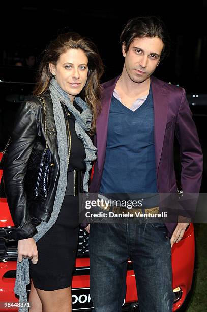 Francesca Versace and Carlo Mazzoni attend the MINI Countryman Picnic event on April 13, 2010 in Milan, Italy.