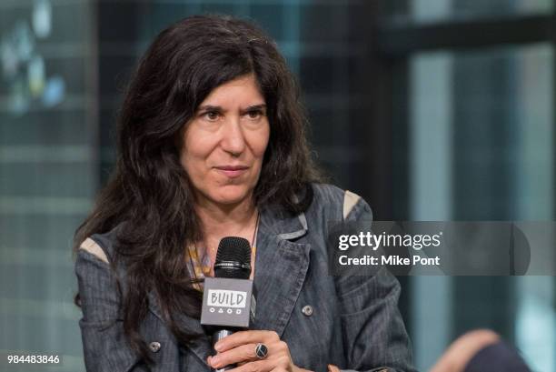 Debra Granik visits Build Series to discuss "Leave No Trace" at Build Studio on June 26, 2018 in New York City.