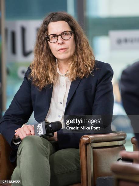 Anne Rosellini visits Build Series to discuss "Leave No Trace" at Build Studio on June 26, 2018 in New York City.