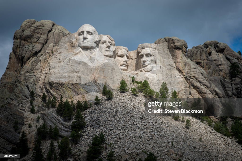 Mount Rushmore in Washington, USA.