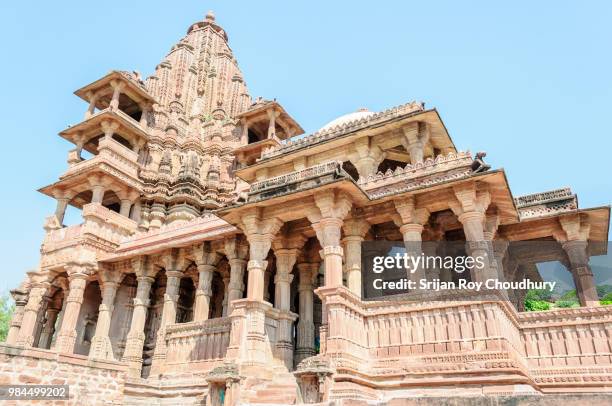 ancient rock curved temples of hindu gods and goddess - hindu goddess stock pictures, royalty-free photos & images